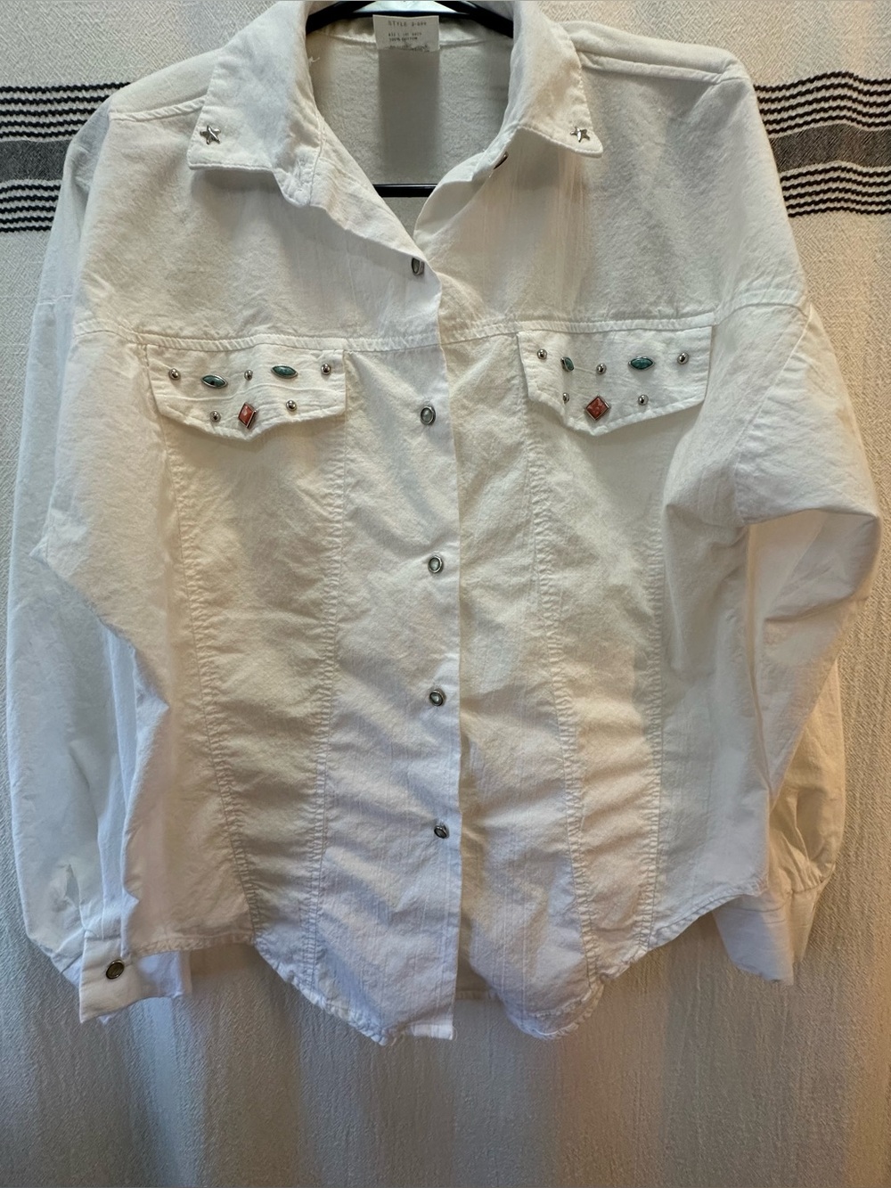 Vintage Byer California Embellished Button-Up